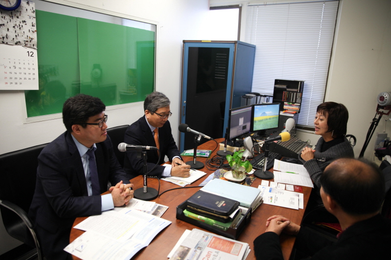 교육설명회 진행 모습