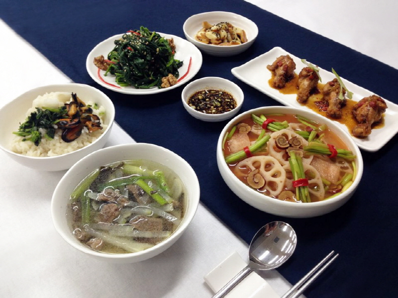 겨울철 약선요리 음식 사진