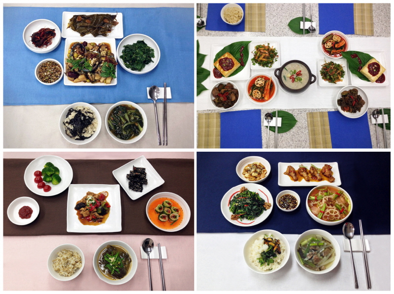 약선요리 전체 모습