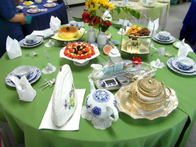 찻자리 다른 모습