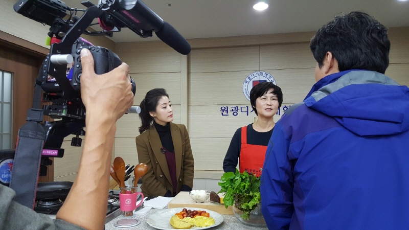 양미옥 원장 촬영하는 모습