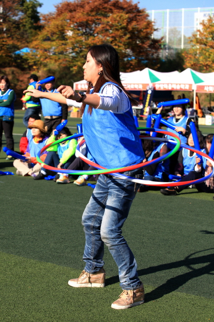훌라후프 돌리기 경기