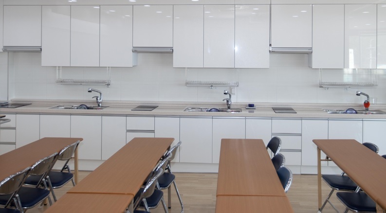 광주캠퍼스 조리실습실 모습