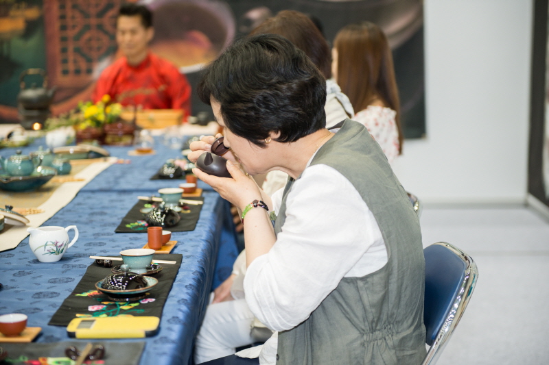중국다예 체험 모습