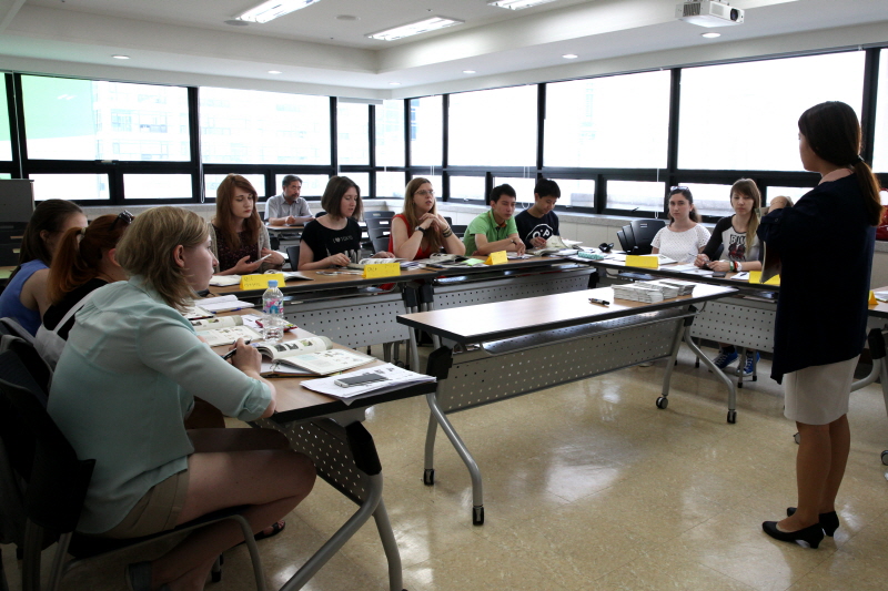 한국어 교육 수업 모습