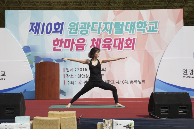 요가 시연 모습