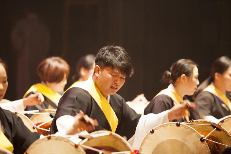 빛오름 공연 학생들 모습