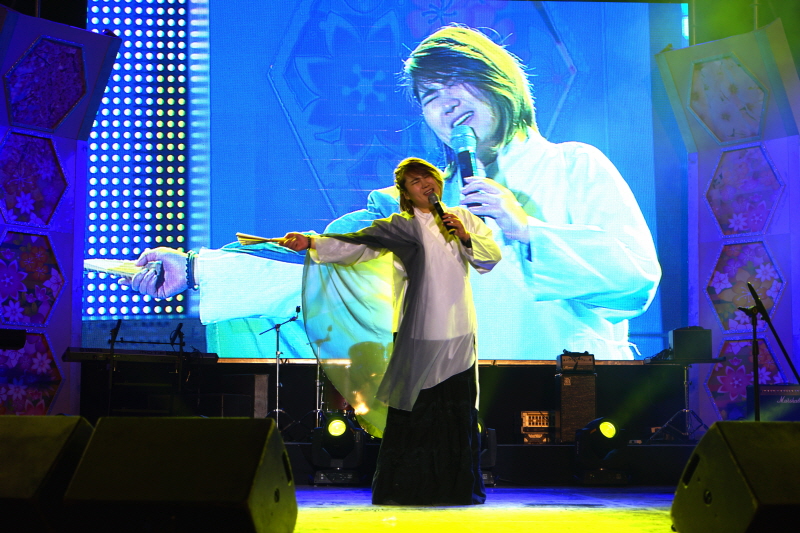 전통공연예술학과 학생의 판소리 공연