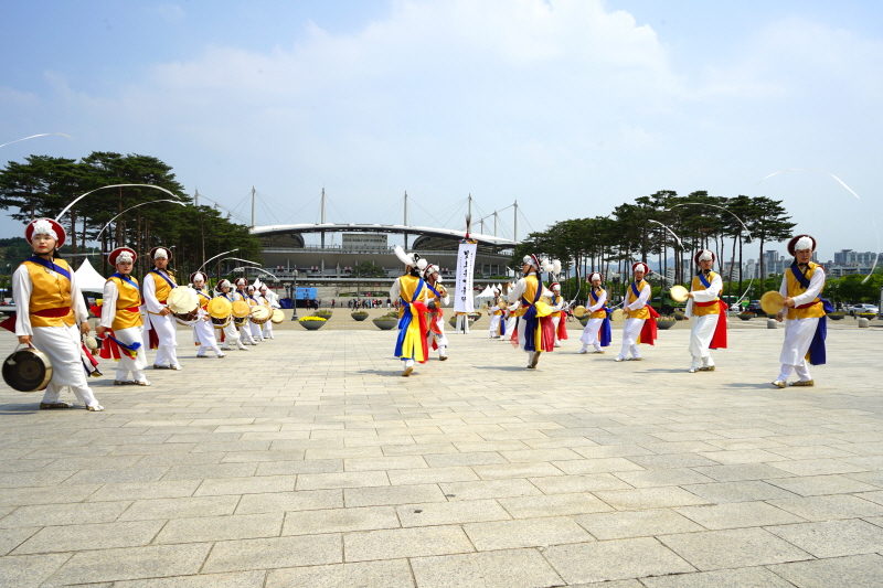 판굿 공연 모습