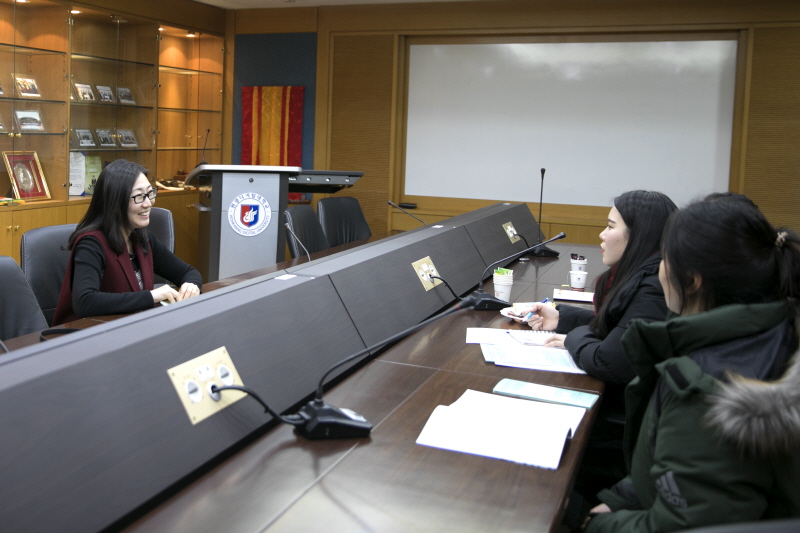 언어치료학과 상담 모습