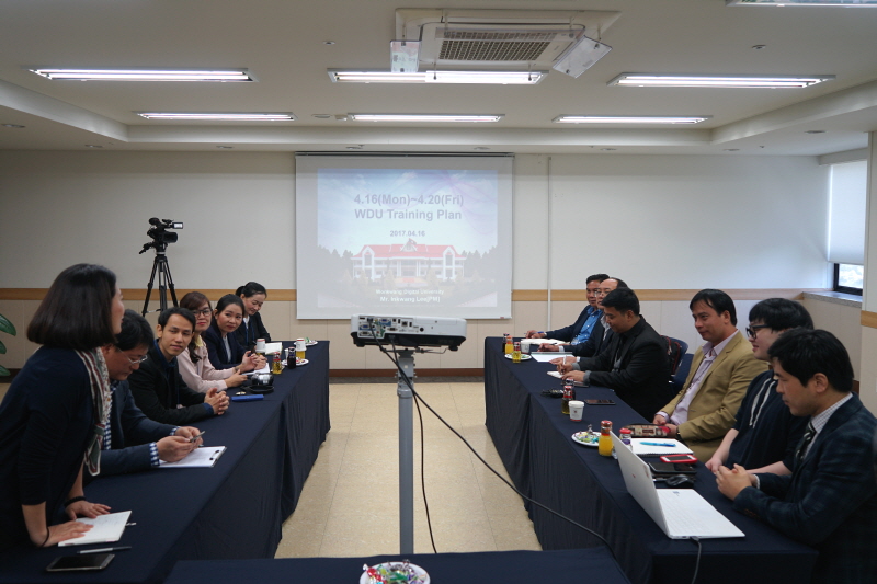 연수 일정 브리핑