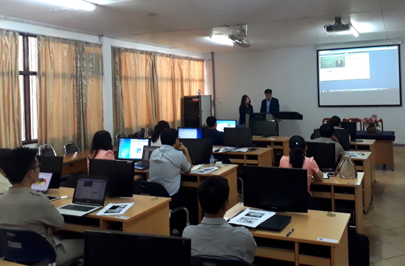 라오스 직원 연수 모습