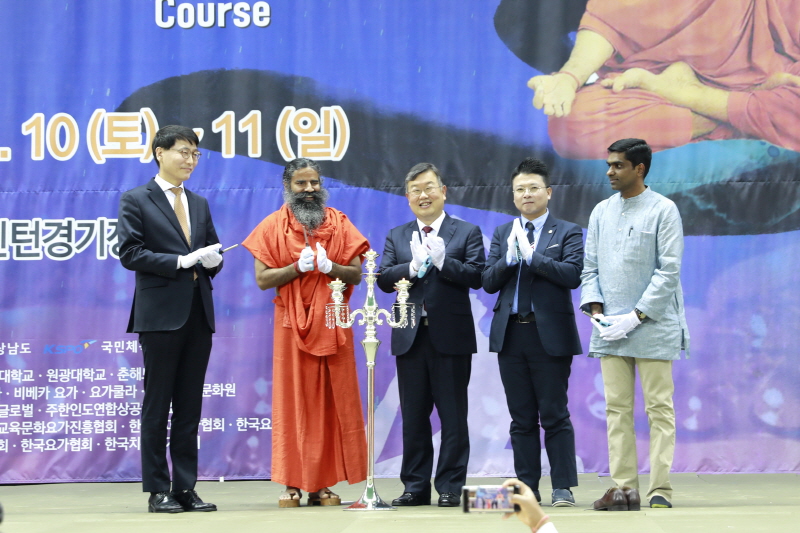 개회식 점화 모습