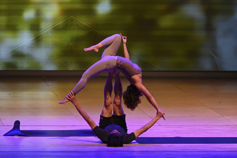 요가 경연 모습