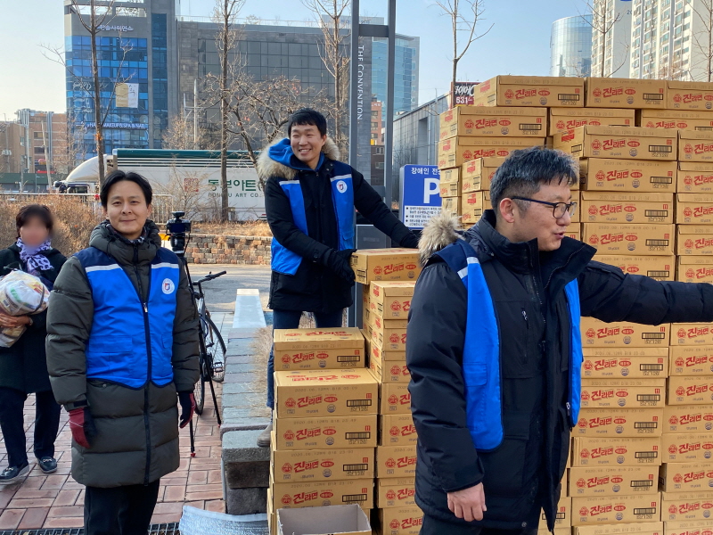 봉사활동 모습4